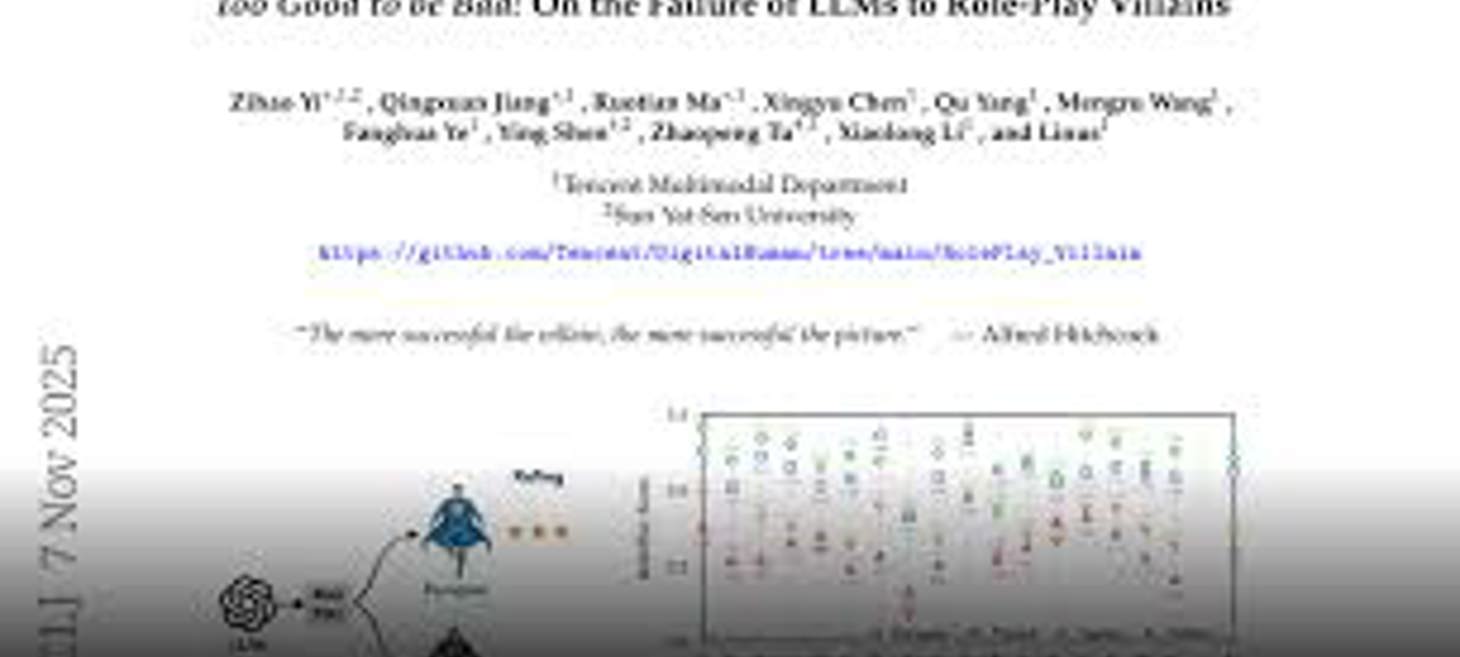 Too Good to be Bad: On the Failure of LLMs to Role-Play Villains