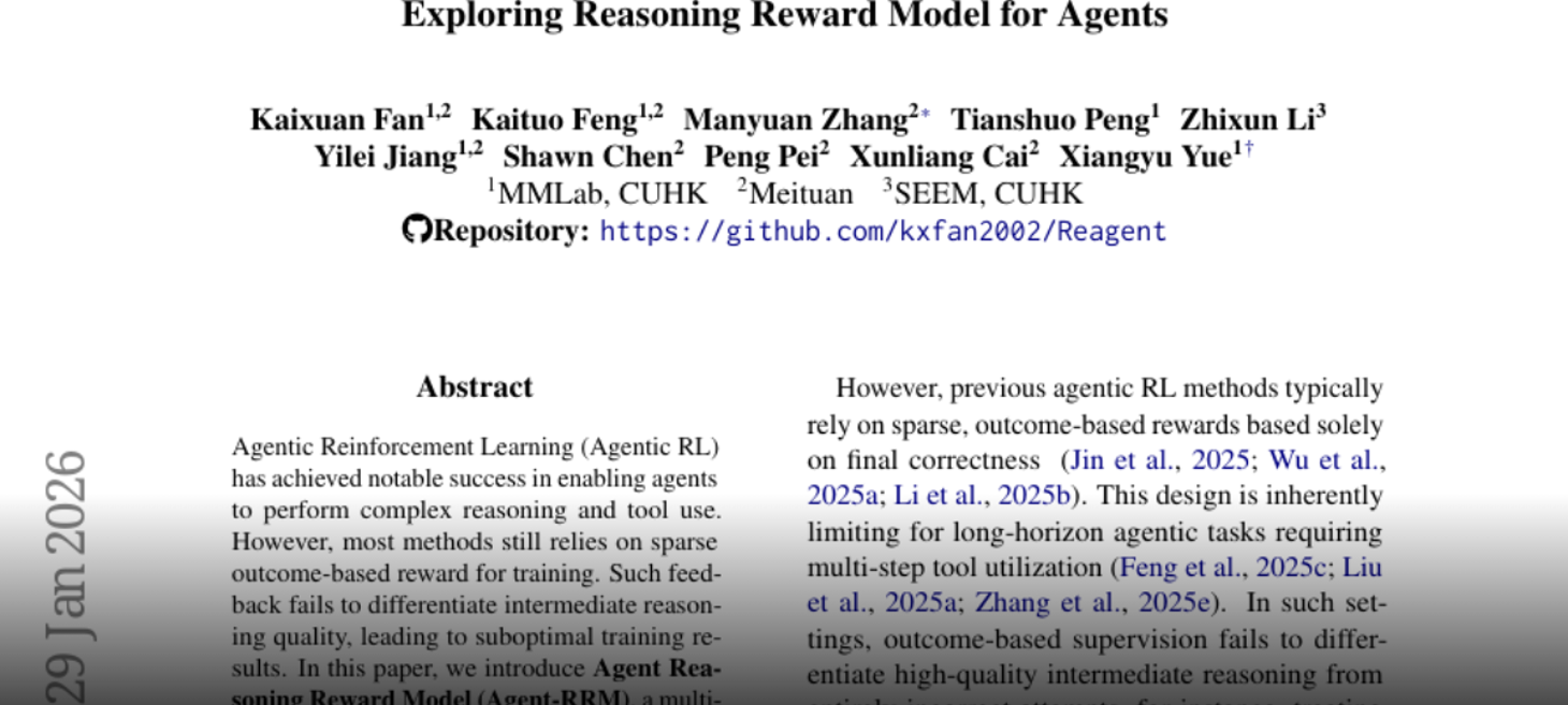 Exploring Reasoning Reward Model for Agents