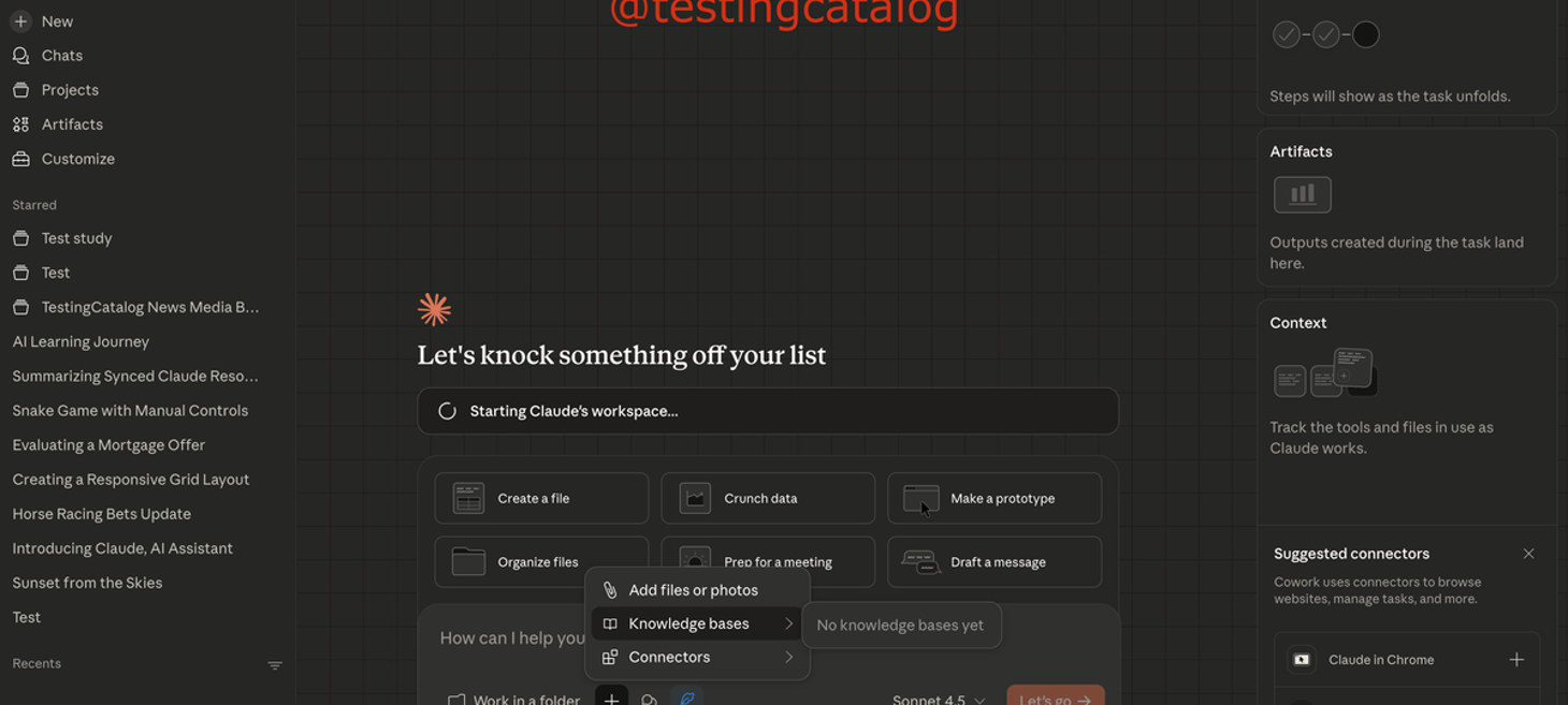 Anthropic works on Knowledge Bases for Claude Cowork